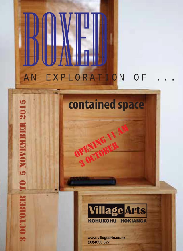 Village Arts Exhibition Flyer "Boxed"