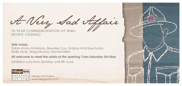 A Very Sad Affair - Exhibition Flyer Village Arts