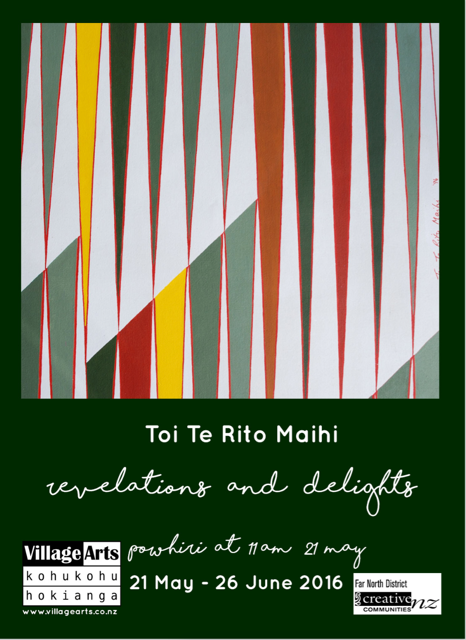 Village Arts - Toi Te Rito Maihi Invitation